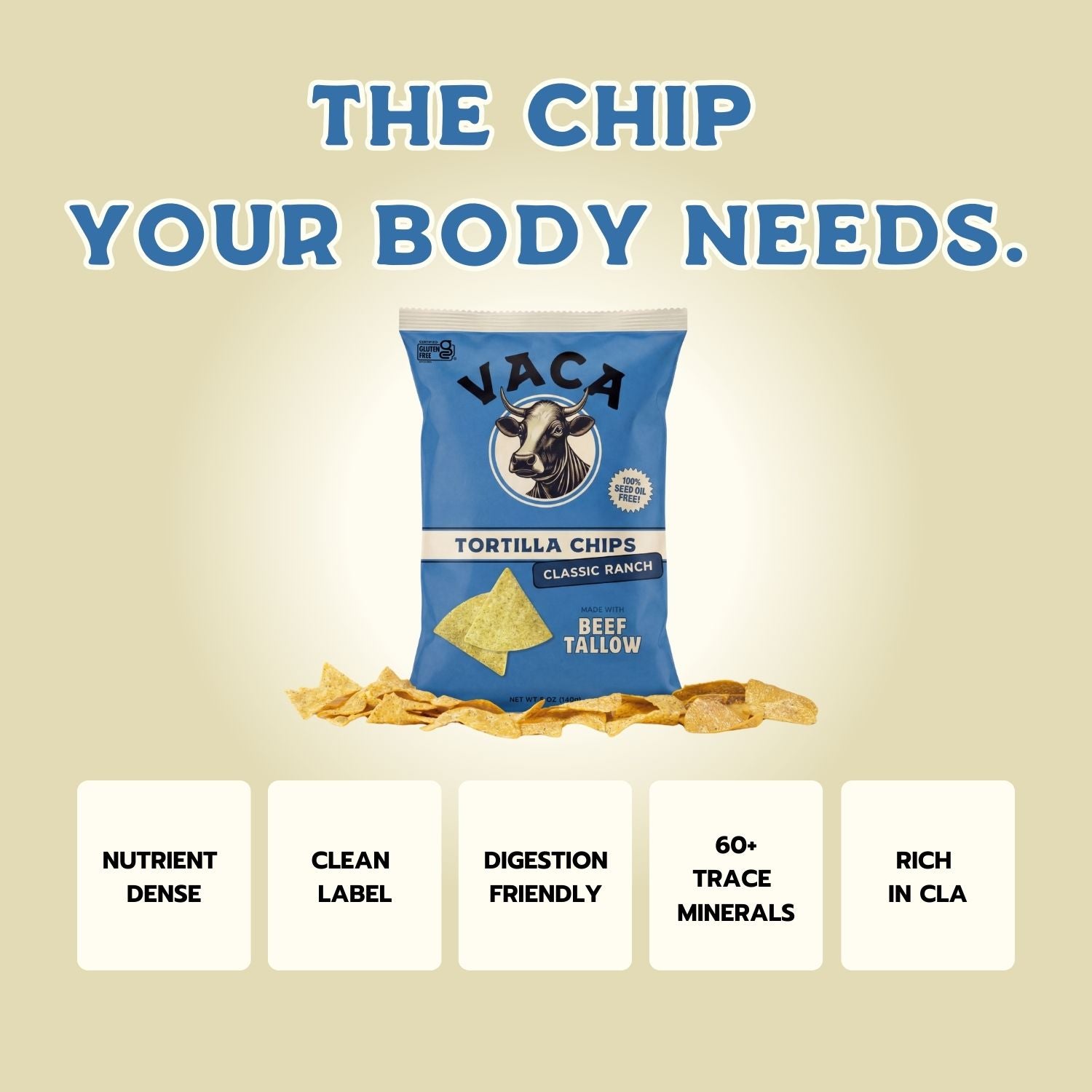 Vaca Chips Classic Ranch