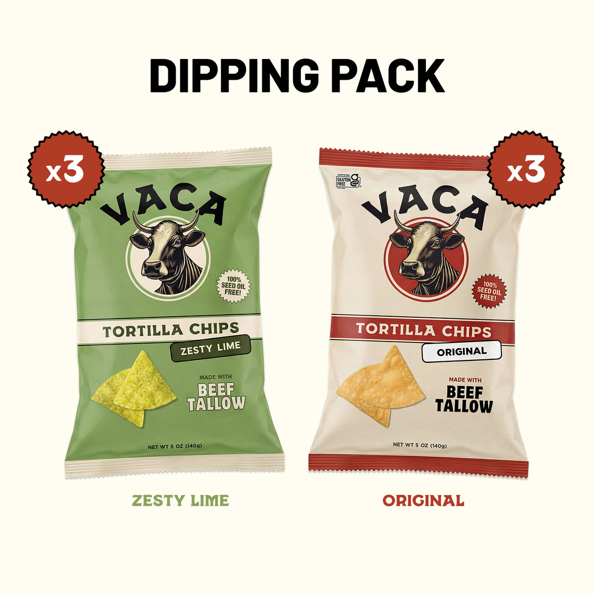 Vaca Chips Dipping Pack