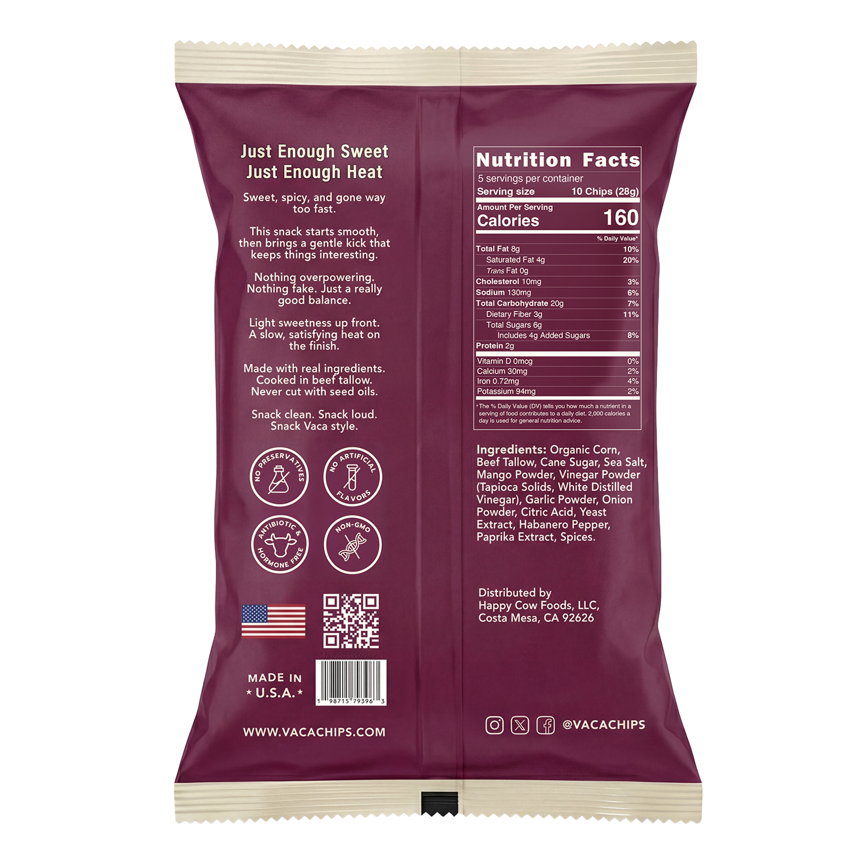 Vaca Chips Sweet & Spicy
